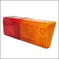 Rodovetro posteriore rosso arancio dx