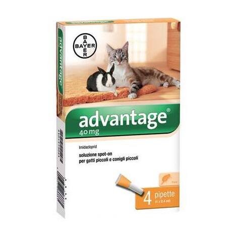 Antiparassitario  advantage  gatti  bayer  open - Kg  0/4  cf=pz  4