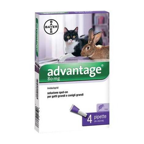 Antiparassitario  advantage  gatti  bayer  open - Kg  4+  cf=pz  4