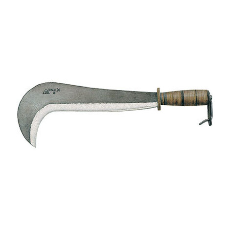 Roncola  varese  104  rinaldi - Acciaio  forgiato/cuoio  cm  27