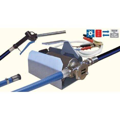 ELETTROPOMPA 12V COMPLETA PER OLIO EMULSIONABILE 10lt/min