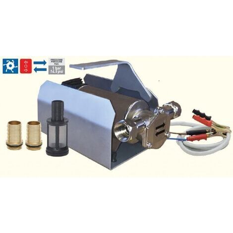 ELETTROPOMPA 12V NUDA PER OLIO EMULSIONABILE 10lt/min