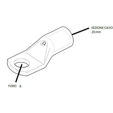 CAPICORDA A GRAFFARE 8X25MM