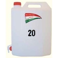 TANICA IN PLASTICA LT.20 NON OMOLOGATA C/RUBINETTO