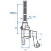 RUBINETTO SERBATOIO BENZINA 10X1