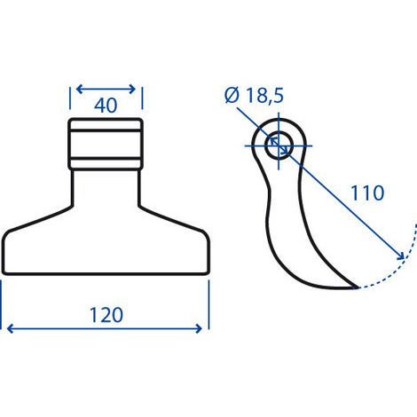 MAZZA 40X110X120 F.18,5