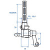RUBINETTO SERBATOIO BENZINA 10X1
