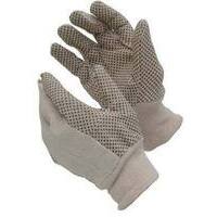 Guanto pvc nero puntinato - Maglia cotone bianco uomo