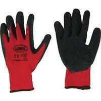 Guanto lattice rugoso rosso - Maglia pesante sintetico nero 9