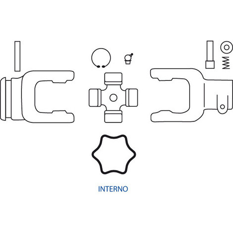 SNODO V80   X TUBO INTERNO