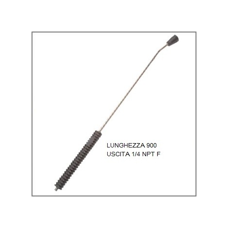 LANCE ACC.ZINC X PIST.+PROT.900MM S/UGEL