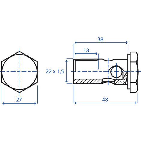 BOCCHETTONE X AN.ORIENT.22X1,5