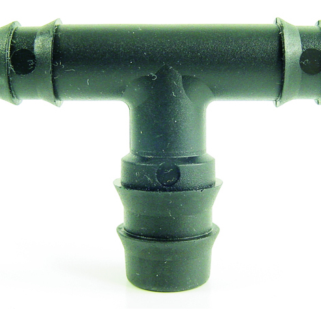 1 pz - tee 90 gradi - d. 20 x 20 x 20 mm - t - raccordo portagomma irrigazione