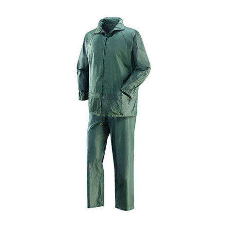 Giacca  +  pantalone  impermeabile  nylondry  boat - Verde  xxxl