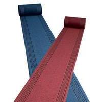 Passatoia agugliato inca - Gomma/sintetico marrone h.cm 67 l.mt 25