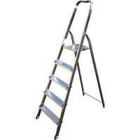 Scala  libretto  domina  sicos - Alluminio/acciaio  gradini  7  h.cm  140