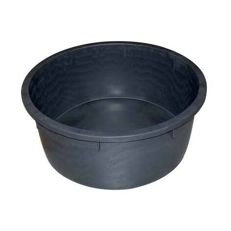 Mastellone  tondo  nero  stefanplast - Ldpe  lt    350  cm  90  h.cm  73