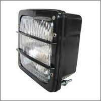 Faro anteriore a 3 luci a vite nero asimmetrico