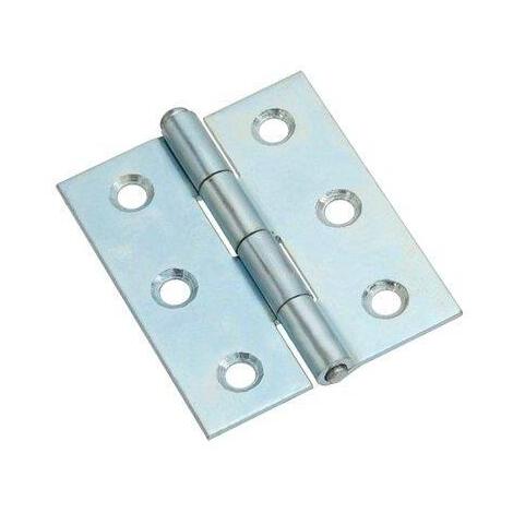 Cerniera  pesante  840  valtoce - Acciaio  zincato  perno  sfilabile  mm    63x45x1,3