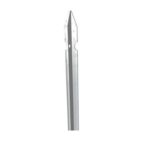 Paletto  recinzione  zincato - Sezione  mm  35x35x3,5  h.cm  225