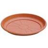 Sottovaso  tondo  erica  ics - Pp  terracotta  x  vaso  cm  22