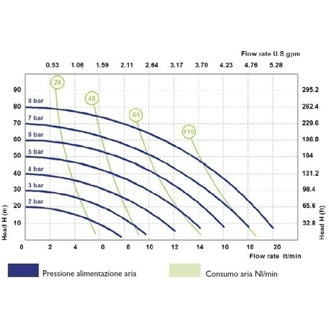 POMPA PNEUMATICA A MEMBRANA PER ADBLUE,ACQUA E OLIO EMULSIONABILE PER FUSTI DA 200LT. E IBC DA 1000LT