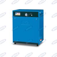 Compressore silenziato dotato di doppia serratura anteriore e posteriore pannello di controllo di facile consultazione con contaore, materiale fonoassorbente di alta qualità serbatoio 24Lt