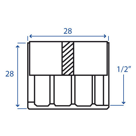 BOCCOLA PER TUBO EASY-K 1SC/2SC 1/2