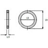 RONDELLA RAME 13X19X1,5
