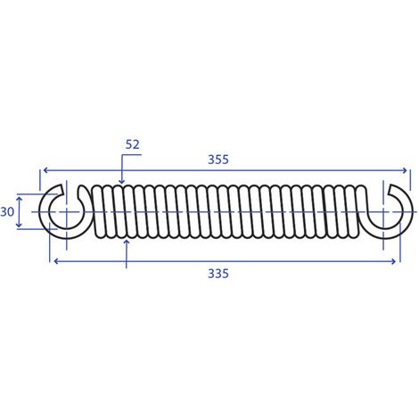 MOLLA ANCORA 10X355 PER ESTIRPATORE
