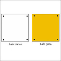 Targa ripetitr.gialla x rim.quad.165x165