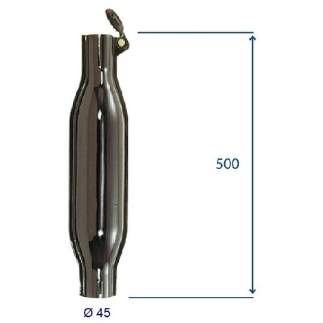 SILENZIATORE MARMITTA D.45