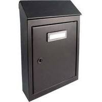 Cassetta posta tradizione egizia maxi - Acciaio vern nero mm 200x60 h.mm 300