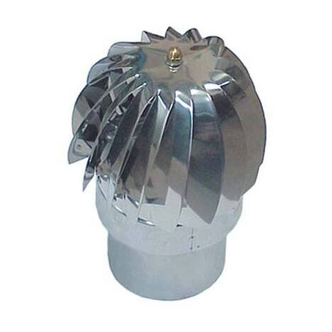 Ventolino  girevole  base  tonda  maschio  inox  304 - Cm  12
