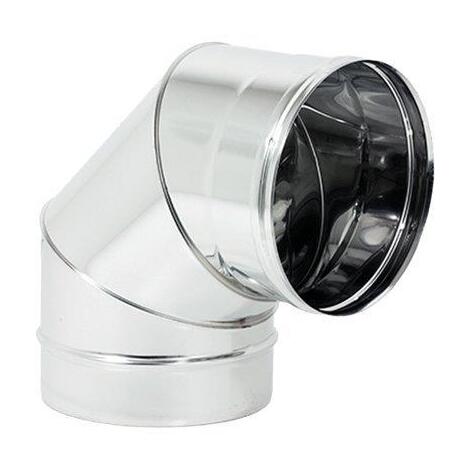 Gomito  inox  aisi  304  90� - Cm  15