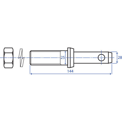 PERNO ATTACCO ATTR.25/28 PZ.5