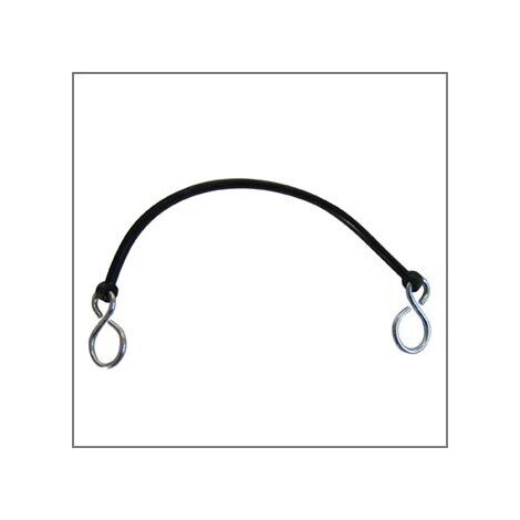 Tirante in gomma l.240 mm