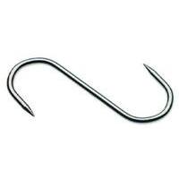 Gancio macellaio 2 punte - Inox mm 180x6
