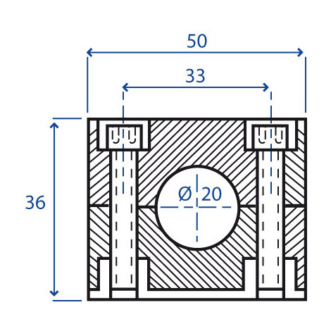 BLOCCHETTO FERMATUBO 1.P. T.20