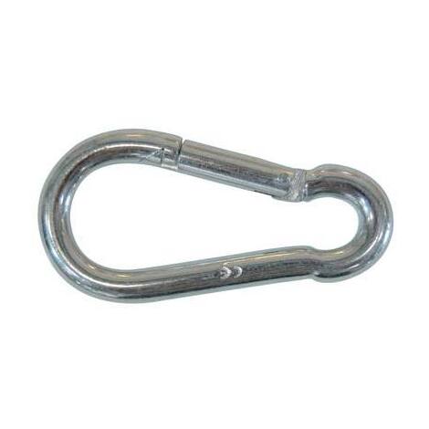 Moschettone  sicurezza  zincato - Mm  10  l.mm  100