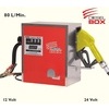 DIESEL BOX -ELETTROPOMPA GASOLIO COMPLETA 12V 80lt/min + CONTALITRI MECCANICO