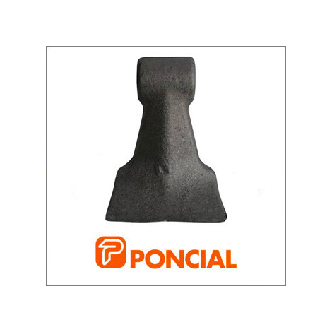 Mazza trinciasarmenti 40x100x85 Foro 16,5 mm