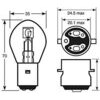 LAMPADA 24V 45/50 WATT BA20D PZ.10