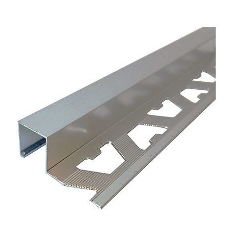 Profilo  jolly  alusquare  arcansas - Allum  argento  mm  12,5x27  h.cm  250