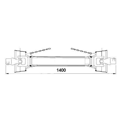 PROTEZIONE T50/60 L.1400 SENZA GHIERE
