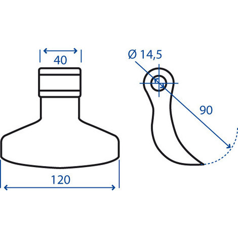 MAZZA 40X90X120 F.14,5
