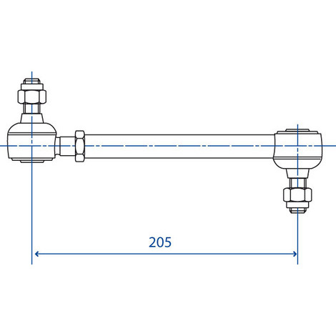 TIRANTE COMPLETO L205 C16,2/18,3