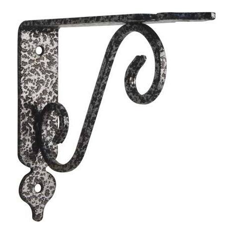 Reggimensola  toscania  bolis - Acciaio  verniciato  nero/argento  mm  230x180