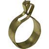 Anello  autoplissettante  x  scorritenda - Acciaio  ottonato  cf=pz  10  d.mm  26
