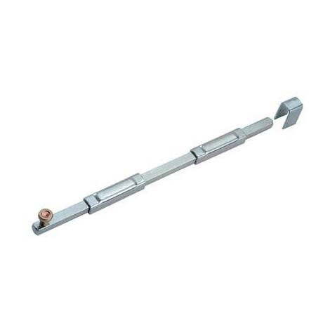 Catenaccio  a  saldare  verticale  205  combi - Zincato  mm  10x10  h.mm  300